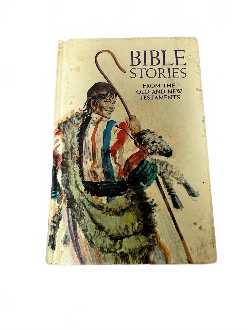 Vintage 1966 Bible Stories Old and New Testaments Book Golden Press